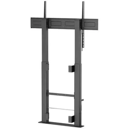 Aisens FWF100E-351 Soporte de Suelo Giratorio Inclinable Nivelable para TV de 60-100" hasta 120kg Negro