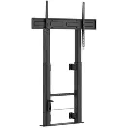 Aisens FWF100E-351 Soporte de Suelo Giratorio Inclinable Nivelable para TV de 60-100" hasta 120kg Negro