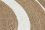 DKD Home Decor Alfombra Natural Blanco Fibra 150 x 150 cm (2 Unidades)