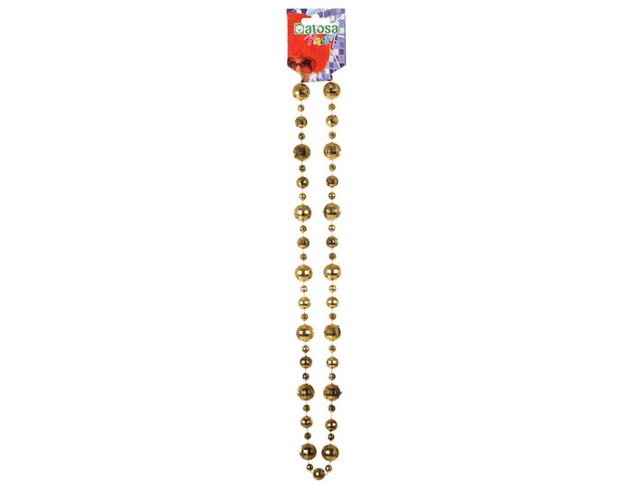 Collar Disco Brillante Dorado para Mujer Adulto
