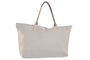 DKD Home Decor Bolso Mediterraneo Beige Lila Poliester 4 Unidades 15 x 32 x 45 cm
