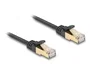 DeLOCK Cable de red plano RJ45 Cat.6A U/FTP 1 m negro