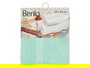 Berilo Toalla de Baño Lisa 90 x 50 cm, Turquesa, 80% Algodón 20% Poliéster, 90x50x0.5 cm Abierta (Set de 24)