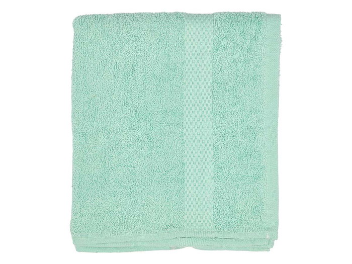 Berilo Toalla de Baño Lisa 90 x 50 cm, Turquesa, 80% Algodón 20% Poliéster, 90x50x0.5 cm Abierta (Set de 24)
