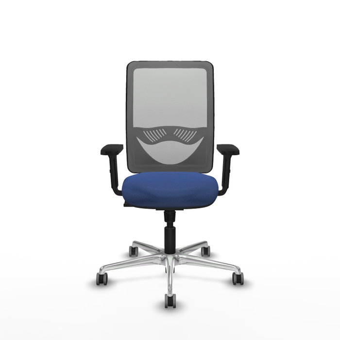 PIQUERAS Y CRESPO Silla de oficina Zulema con mecanismo Sincro, Azul marino y Gris PIQUERAS Y CRESPO Silla de oficina Zulema con mecanismo Sincro, Azul marino y Gris