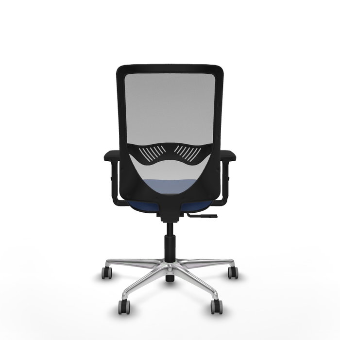 PIQUERAS Y CRESPO Silla de oficina Zulema con mecanismo Sincro, Azul marino y Gris PIQUERAS Y CRESPO Silla de oficina Zulema con mecanismo Sincro, Azul marino y Gris
