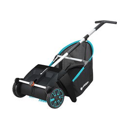 GARDENA 3565-20 Barredora de empuje para césped Negro, Azul, Plata