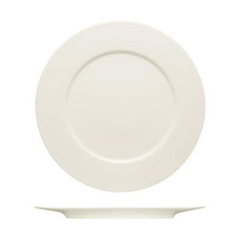 Bauscher Plato Llano Purity 26 cm - Plato de Porcelana para Vajilla (Set de 6)