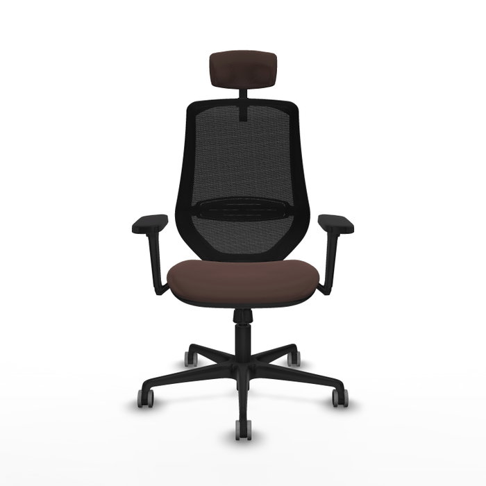 PIQUERAS Y CRESPO Silla de oficina Mardos con mecanismo Sincro, Marrón oscuro y Negro PIQUERAS Y CRESPO Silla de oficina Mardos con mecanismo Sincro, Marrón oscuro y Negro
