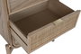 DKD Home Decor Chifonier Tropical con 5 Cajones de Ratan y Abeto, 100 x 52 x 35 cm