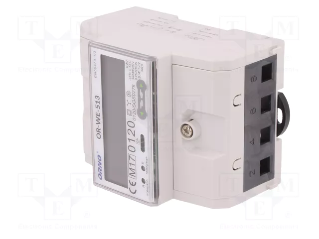 ORNO Controlador para raíl DIN IP51 hasta 80A