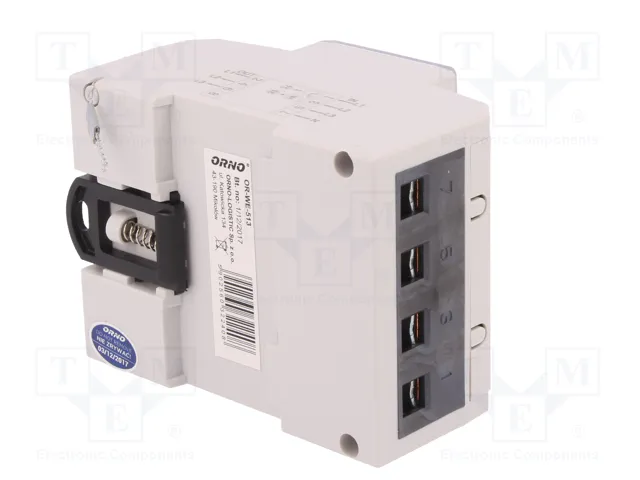 ORNO Controlador para raíl DIN IP51 hasta 80A