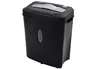Q-connect Destructora de Documentos KF17974, Corte Partículas 10 Hojas, Papelera 16.5L, Grapas, Clips, Tarjetas, Seguridad P-3