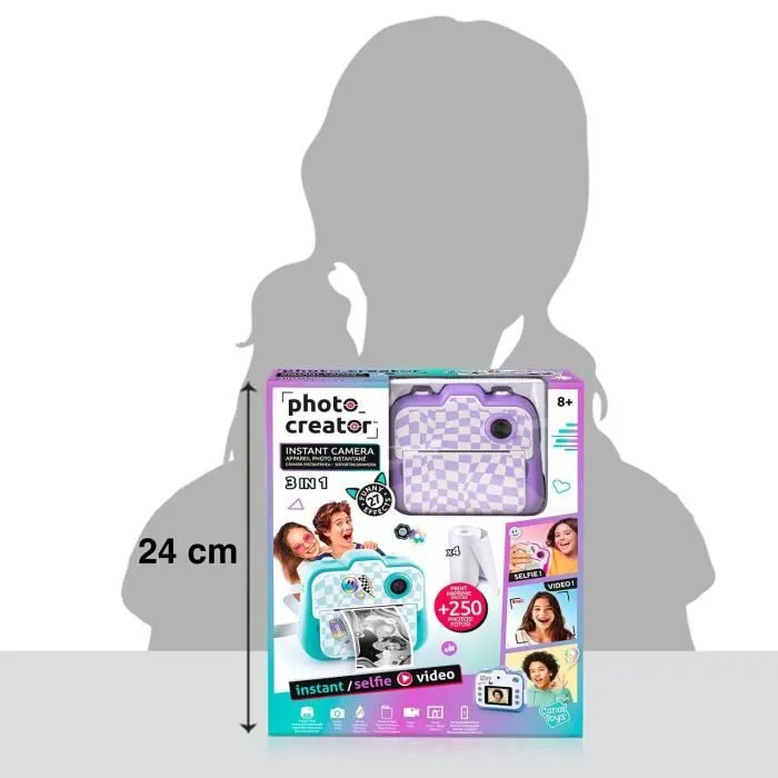 Canal Toys Cámara Instantánea Creator Morado CLK 056