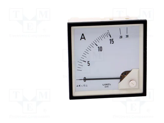 LUMEL EA19N Amperímetro para panel 0÷15A AC True RMS
