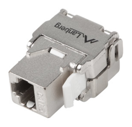 Lanberg KSF6-2000 Conector Keystone RJ45 Hembra Externo, LSA Interno, FTP Cat.6 para Cables 22-26AWG (Sin Herramientas)