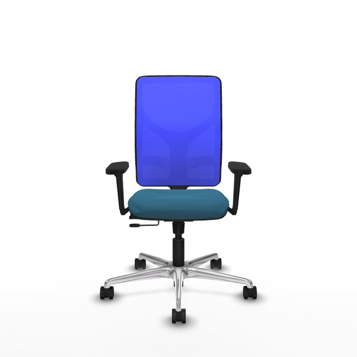 PIQUERAS Y CRESPO Silla de oficina Motilla con mecanismo Sincro/Traslack, Verde petróleo y Azul PIQUERAS Y CRESPO Silla de oficina Motilla con mecanismo Sincro/Traslack, Verde petróleo y Azul
