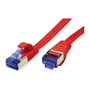 VALUE Cable de parcheo Cat.6A FTP extraplano, rojo, 3 m