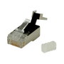 ROLINE Conectores Modulares Blindados Cat.6 Clase E para Hilo Sólido, 10 unidades