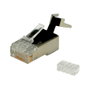 ROLINE Conectores Modulares Blindados Cat.6 Clase E para Hilo Sólido, 10 unidades