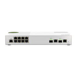 QNAP QSW-M2108-2C Switch Gestionado L2 2.5G Ethernet Gris, Blanco
