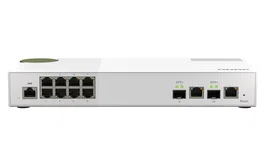 QNAP QSW-M2108-2C Switch Gestionado L2 2.5G Ethernet 8 Puertos Gris y Blanco