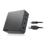 Lenovo G0A6130WEU Cargador Multipuerto 130W con 4 Puertos (3 USB-C + 1 USB-A) Universal, Negro, Cable 1.8m, para EU