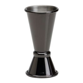 1946 Medidor Doble 20-40 Ml 1946 Profesional Acero Inoxidable Negro Colección Mixage Black Ideal Coctelería
