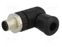 HARTING Conector M12 macho de 8 pines, industrial, 90°