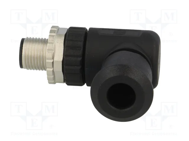 HARTING Conector M12 macho de 8 pines, industrial, 90°