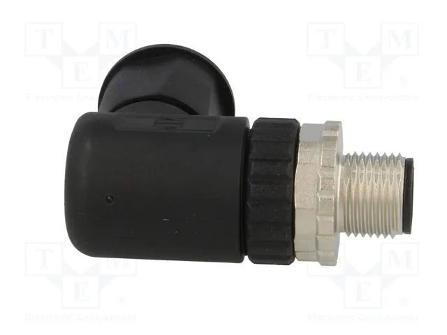 HARTING Conector M12 macho de 8 pines, industrial, 90°
