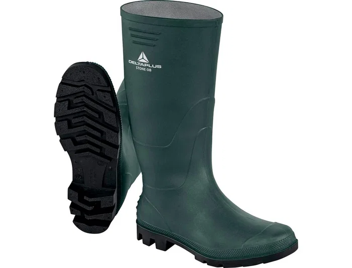 Deltaplus Botas de Seguridad Stone PVC Verde Suela de Tacos Talla 42 Deltaplus Botas de Seguridad Stone PVC Verde Suela de Tacos Talla 42