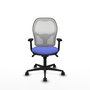 PIQUERAS Y CRESPO Silla de oficina Jorquera Azul claro y Blanco