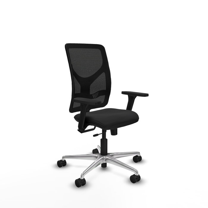 PIQUERAS Y CRESPO Silla de oficina Motilla Negro con mecanismo Sincro/Traslack PIQUERAS Y CRESPO Silla de oficina Motilla Negro con mecanismo Sincro/Traslack