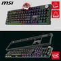 MSI FORGE GK320 Teclado gaming mecánico tamaño estándar interruptores rojos retroiluminación RGB negro AACBD58904
