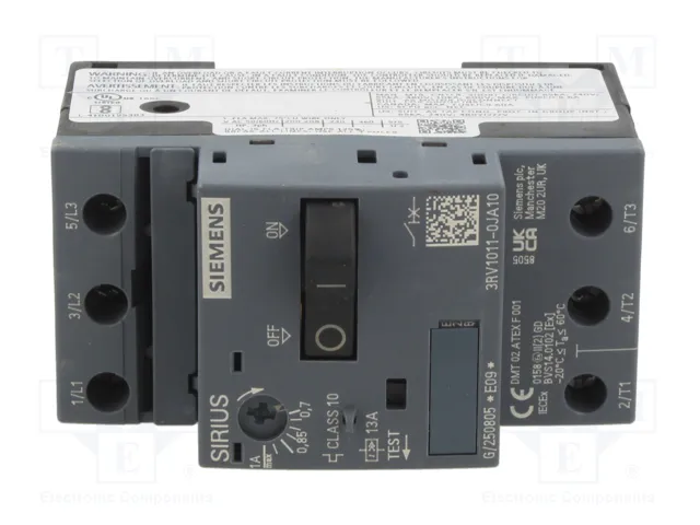 SIEMENS 3RV1011-0JA10 Interruptor motorizado 0,25kW 220÷690VAC