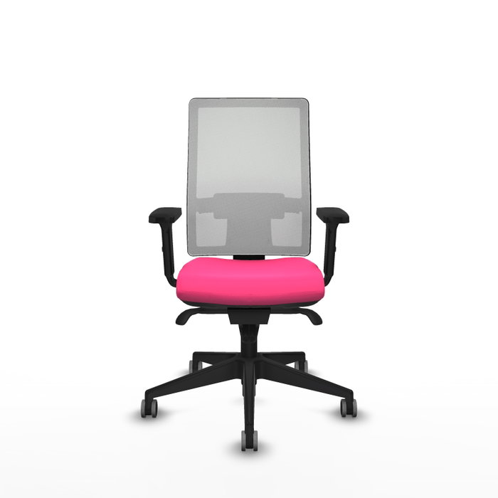 PIQUERAS Y CRESPO Silla de oficina Horna Rosa y Blanca con Mecanismo Sincro PIQUERAS Y CRESPO Silla de oficina Horna Rosa y Blanca con Mecanismo Sincro