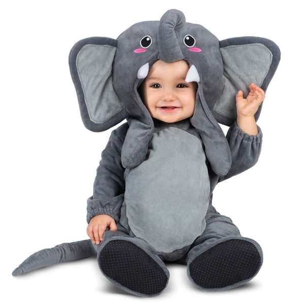 My Other Me Disfraz de Elefante Sorpsea Talla 24-36 Meses para Niños - Gris