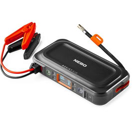 Nebo Assist Air Jump Starter con Compresor de Aire 12V 1500A Pico - Banco de Energía Portátil USB-C - Para Coche, Camión, Barco