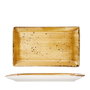 Summa Spiral/Rustic Fuente Rectangular Amarilla 27x16 cm (Set de 6)