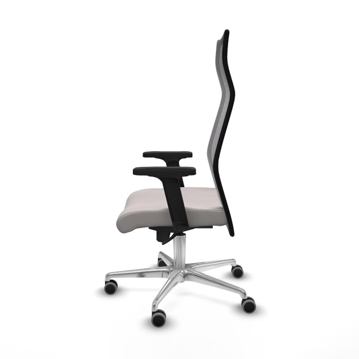 PIQUERAS Y CRESPO Sillón Albacete Blanco y Negro Mecanismo Sincro PIQUERAS Y CRESPO Sillón Albacete Blanco y Negro Mecanismo Sincro