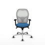 PIQUERAS Y CRESPO Silla de oficina Jorquera Azul claro y Blanco