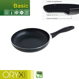 ORYX Sartén de Aluminio Antiadherente Basic de 24 cm