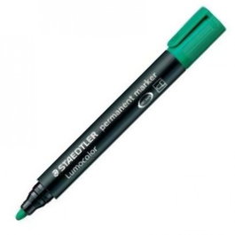 STAEDTLER Lumocolor 352 Verde Punta Redonda Pack de 10