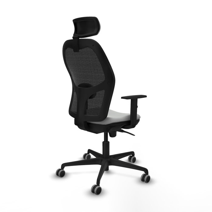 PIQUERAS Y CRESPO Silla de oficina Jorquera Gris claro y Negro