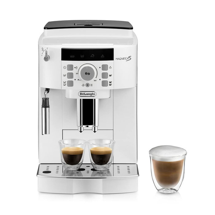 DeLonghi Magnifica S ECAM22.110.W Plateada y negra