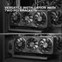 Mars Gaming MCAGCV Kit de montaje vertical para VGA 3 slots Negro