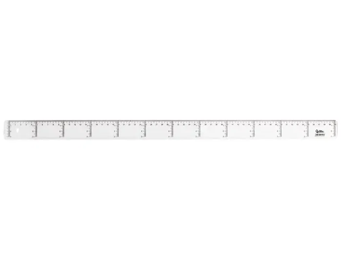 Liderpapel Regla de Plástico Cristal 60 cm