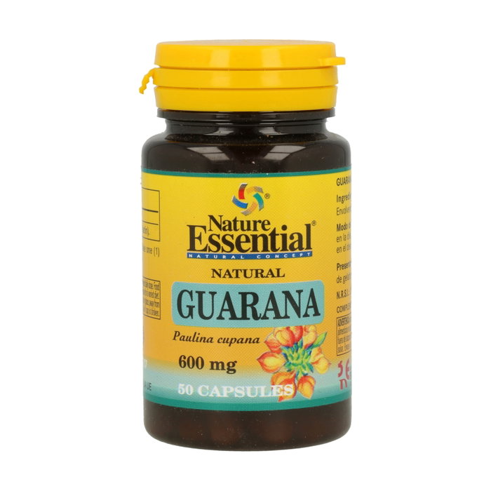 Nature Essential Guaraná 600 mg, 50 cápsulas Nature Essential Guaraná 600 mg, 50 cápsulas