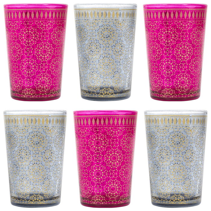 Home Deco Factory Juego de 6 Vasos Té Mirage 120 ml